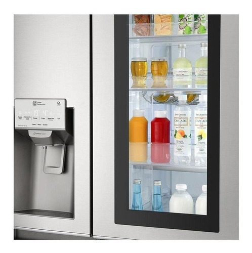 Imagen 6 de 6 de Heladera inverter auto defrost LG LS74SXSX stainless steel con freezer 690L 127V