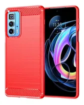 Comprar Funda Tpu Antigolpe Fiber Carbon Para Moto Edge 20 Pro