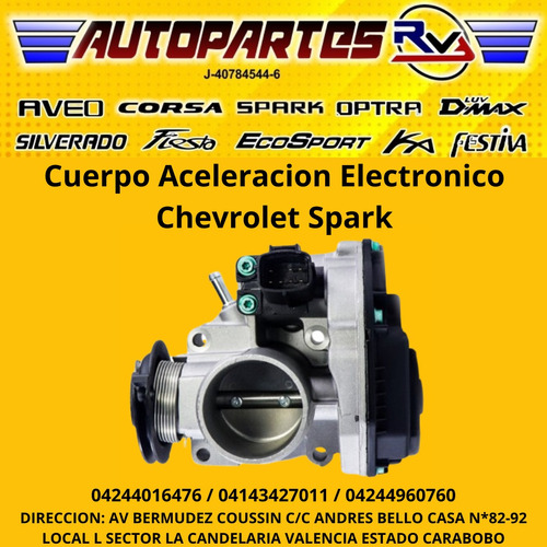 Cuerpo Aceleracion Chevrolet Spark 