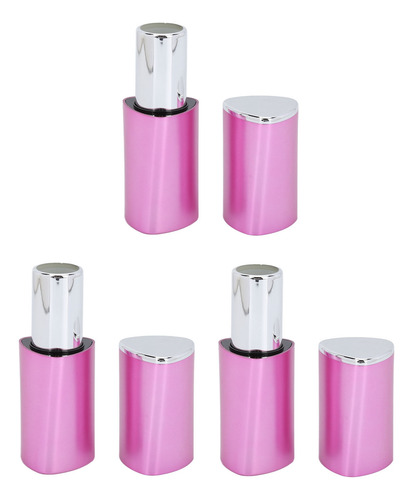 Envase De Bálsamo Labial Vacío, 3 Unidades, Tubos De Lápiz L