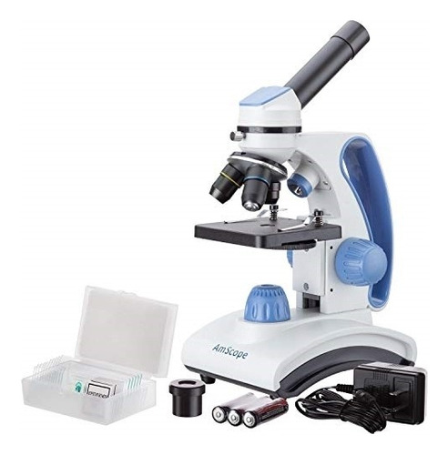 Microscopio Compuesto Oculares, 40x -1000x Ampliación.