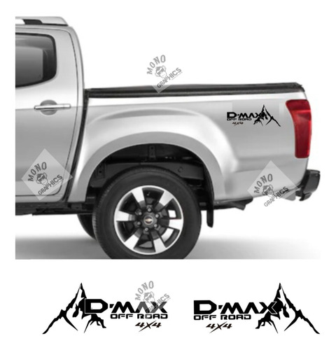 Stickers Chevrolet Dmax Montañas Pick Up 