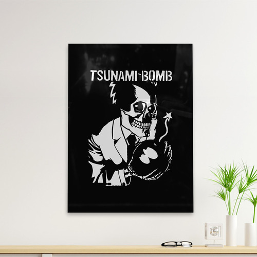 Cuadro Deco Tsunami Bomb (d0890 Boleto.store)