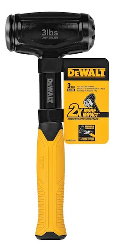 Combo Martillo Mazo De Acero 3lbs Dewalt Dwht51388.- E.o 