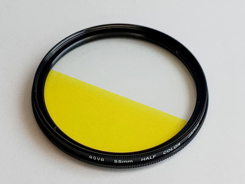 Filtro 55mm Amarillo Half Color Hoya Japon