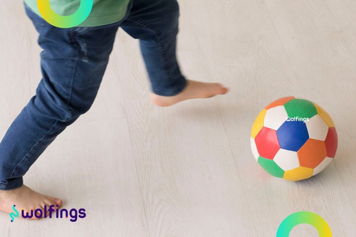 Imagen 2 de 10 de Pelota Blanda Soft Grande De Juguete Para Bebes Didactico