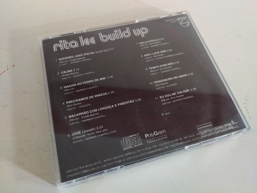 Cd Rita Lee - Build Up (edição 1992) (Usado)