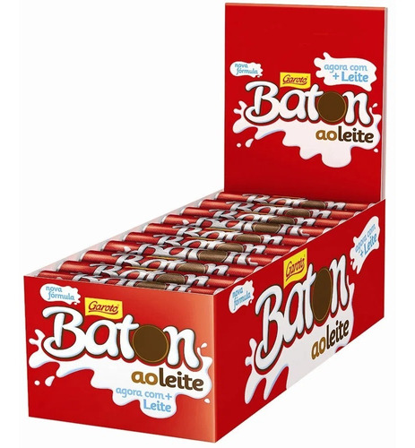 Chocolate Baton Garoto - Caja 30 Unidades