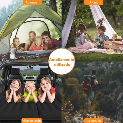 Colchón Inflable Coche Cama Inflable Colchón Camping Bomba