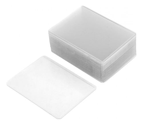 25x Fundas Transparentes Para Tarjetas Portatarjetas