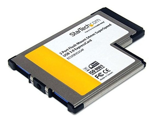 Startech.com Adaptador De Tarjeta Expresscard De 2 Puertos S