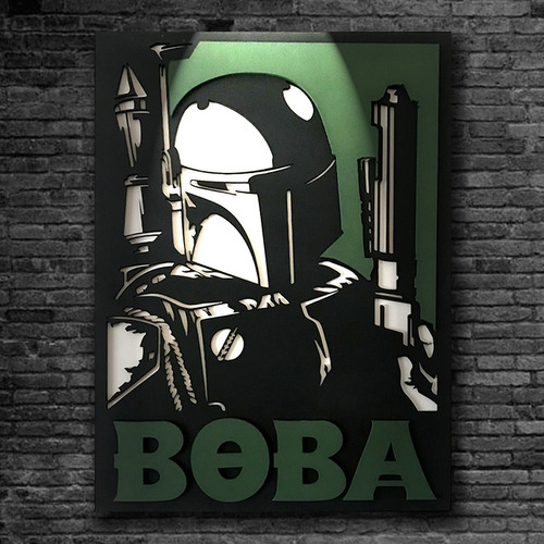 Cuadro Corporeo Star Wars Boba Fett