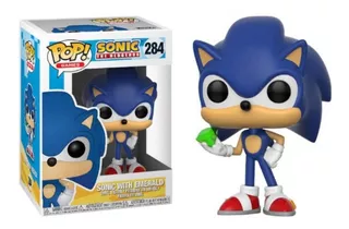 Sonic Con Esmeralda Funko Pop 284 / Sonic / Original / Nuevo