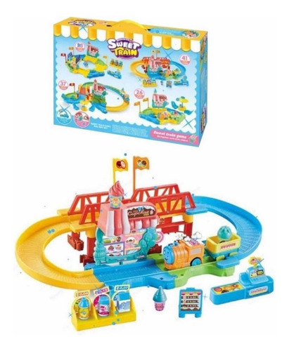 Pista Tren Set Armable Multiforme Movimiento Juguete Niños