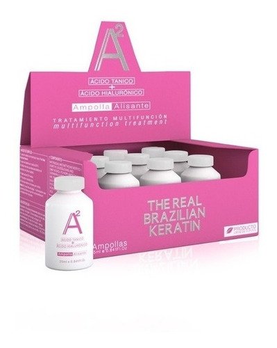 Caja Ampollas A2 Efecto Alisante The Real Brazilian X 9 Uni.