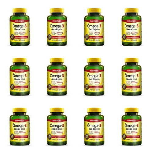 Imagem 1 de 1 de Maxinutri Omega 3 1g C/120 (kit C/12)