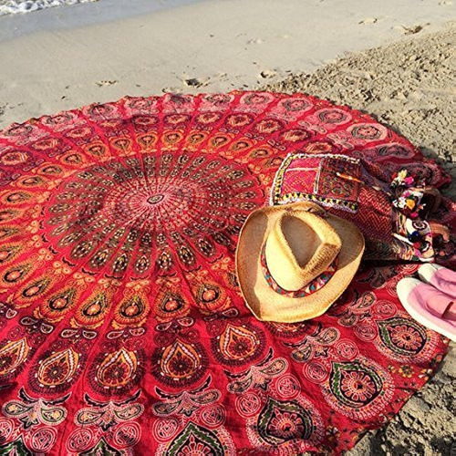 Popular Redondo Tapiz Indio Mandala Round Roundie Beach Thro