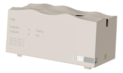 Soporte De Cajas De Tejido Organizador De Tejido Beige
