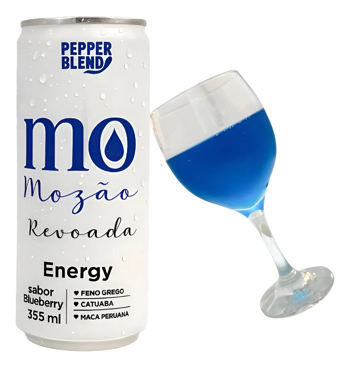 Mo Mozão Energético Estimulante Libido Pepper Blend 335ml Blueberry