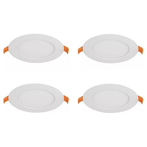 Paquete De 4 Luminarios Redondos Led 12 Watts ¡envío Gratis!