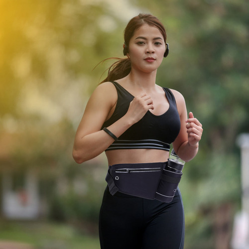 Riñonera Para Correr Con Soporte Para Botellas De Agua S