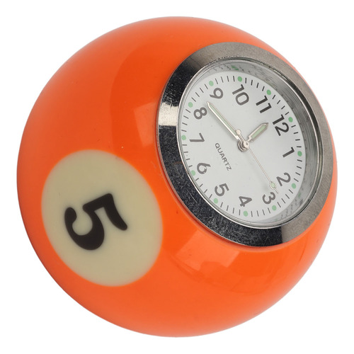 Reloj De Mesita De Noche Con Forma De Bola, Mesa De Billar,