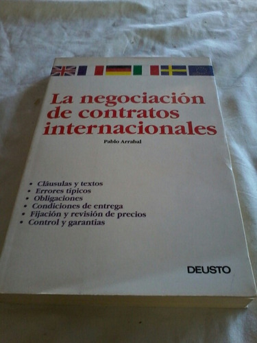 La Negociacion De Contratos Internacionales/pablo Arrabal (o