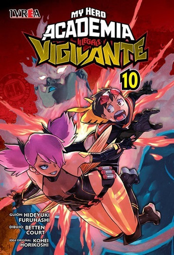 Manga Vigilante My Hero Academia Illegals Tomo #10 Ivrea Arg