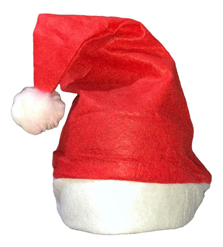  24 Gorro Navideño Santa Claus Rojo Navidad Posadas Fiesta
