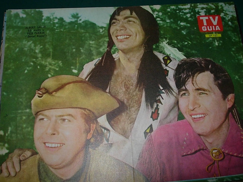 Daniel Boone Cowboy Salmi Poster Original Tv Guia Television