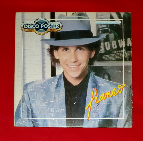 Franco Disco Poster Toda Vida / Lp Vinil Maxi Single Acetato