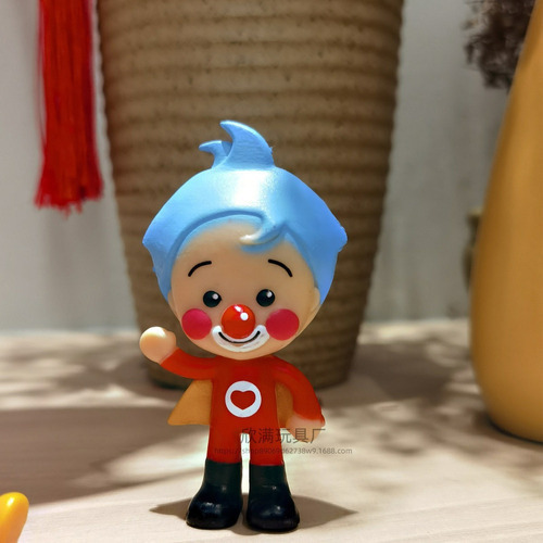 6pcs/set Plim Plim Clown Acción Figura Modelo Juguete Regalo