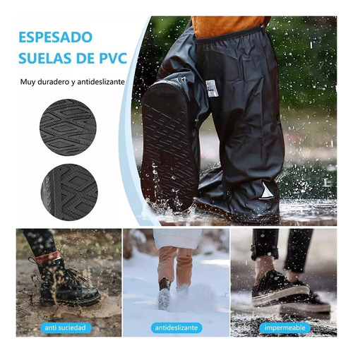 Cubre Calzado Zapato Botas Impermeable Para Trekking Lluvia