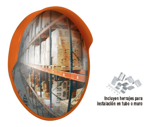 Espejo Convexo Punto Ciego Seguridad 45cm Negocio Esquinas