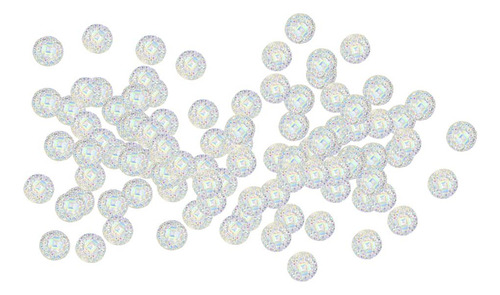 12 Mm Resina Ronda Rhinestone Adornos De Espalda Plana