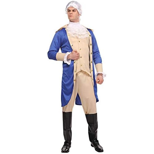 Disfraz De George Washington Colonial Patriota Hombres,...