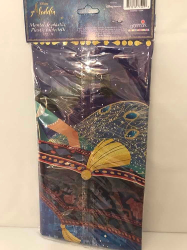 Disney Aladdin 1 unidad, talla única Mantel rectangular de plástico 