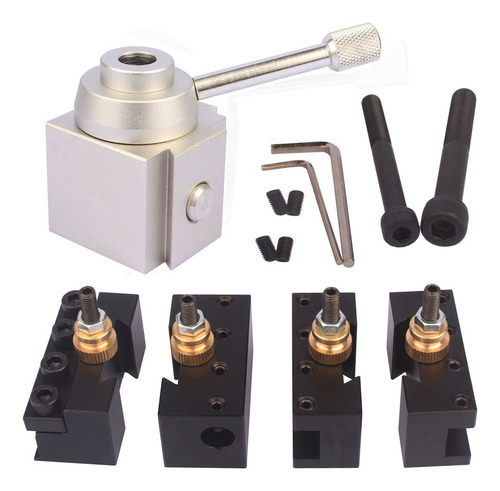 Mini Torno Herramientas Cambio Rápido Kit Soporte Mesa