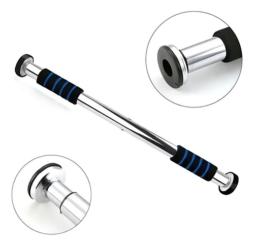 Barra Para Porta Adaptável Até 100cm Mbfit Cor Azul