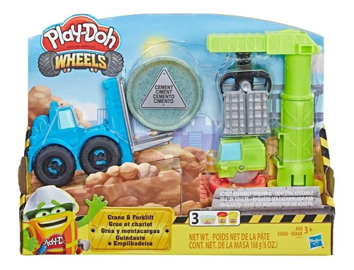 Play Doh Wheels Grua Y Montacargas Incluye Masas