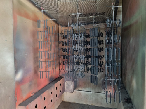 Pintura En Polvo Electrostática Al Horno/taller Servicio