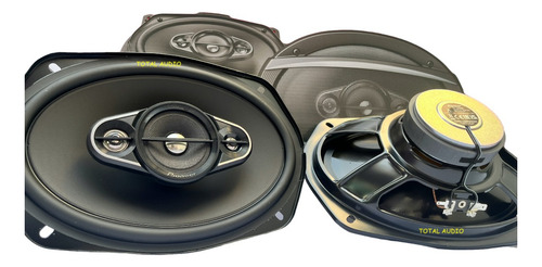 Par De Bocinas Pioneer 6x9 PLG 4 Vías 450w Max/90w Ts-a6960f Color Negro