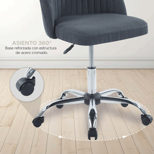 Elly Bennedict de 110kg silla de oficina negra