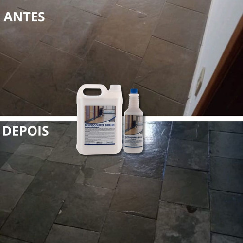 Cera Pronto Uso Belpiso Super Brilho 5l Para Madeiras