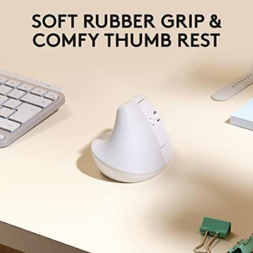 Logitech Lift Mac Ratón Ergonómico Vertical Inalámbrico, 4
