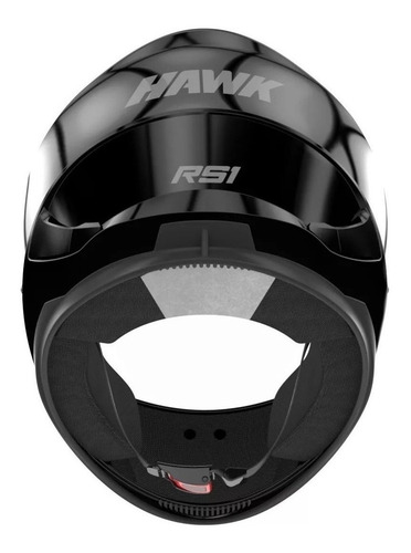 Imagen 4 de 4 de Casco para moto integral Hawk RS1 negro brillo talle S