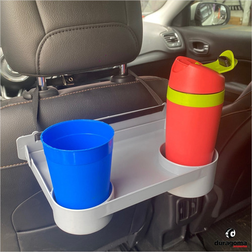 Imagen 2 de 9 de Bandeja Auto Mesa Asiento Plegable Viaje Butaca Ventana Vaso