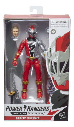 Power Rangers Lightning Collection Dino Fury Red Ranger Figu