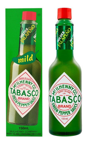 Salsa Picante Tabasco Green Pepper Sauce 150ml 01almacen