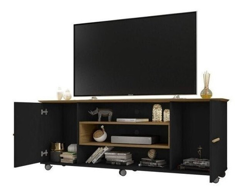 Rack Odeon Com Painel Para Tv Até 50 Polegadas Com